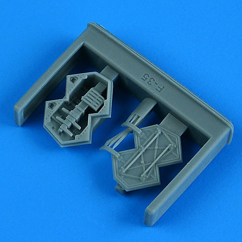 クイックブースト 72704 1/72 F-35A/B/C ライトニング II ラダー - 閉状態 (TAMIYA用)