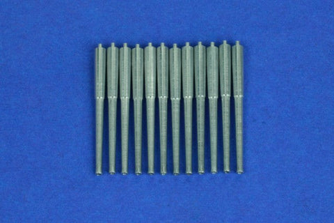 RBモデル 350L24 1/350 14インチ（360mm）/45口径砲、アメリカ海軍アリゾナ及びペンシルバニア主砲 １２本入