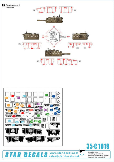 スターデカール 35-C1019 1/35 ノルマンディーのイギリス軍海兵隊 イン ノルマンディ セントー Mk IV