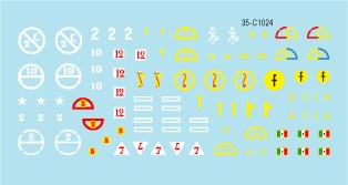 スターデカール 35-C1024 1/35 スペイン内戦 # 4 フィアット アンサルド CV33, CV35, CV33火炎放射戦車