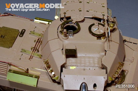ボイジャーモデル PE351006A 1/35 現用 カナダ陸軍 レオパルト C2 MEXAS 主力戦車(スモークディスチャージャー付 )（MENG TS 35-041用)