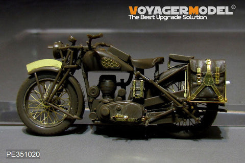 ボイジャーモデル PE351020 1/35 WWII イギリス B.S.A M20 軍用 オートバイ アップグレードセット(タミヤ 35316用)