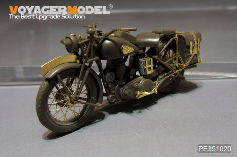 ボイジャーモデル PE351020 1/35 WWII イギリス B.S.A M20 軍用 オートバイ アップグレードセット(タミヤ 35316用)