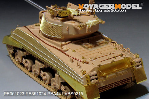 ボイジャーモデル PE351023 1/35 WWII アメリカ M4A3（76)中戦車ベーシックセット(MENG TS-041用 )