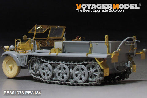 ボイジャーモデル PE351073 1/35 WWII ドイツ陸軍 Sd.Kfz.10 B型 ハーフトラック 初期型（ドラゴン 6731用)