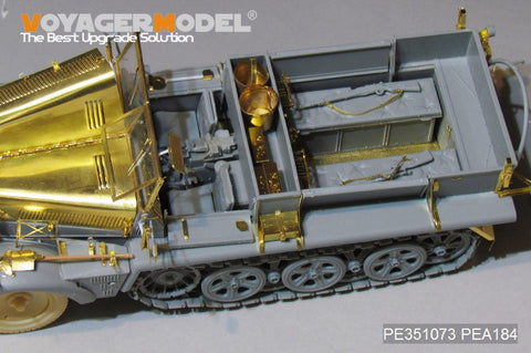 ボイジャーモデル PE351073 1/35 WWII ドイツ陸軍 Sd.Kfz.10 B型 ハーフトラック 初期型（ドラゴン 6731用)