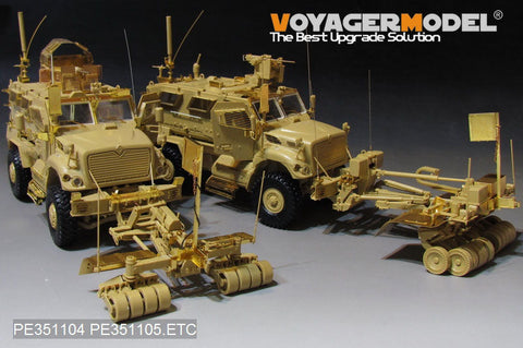 ボイジャーモデル PE351105 1/35 現用 アメリカ陸軍 Spark II マインローラー アップグレードセット(パンダホビー TK-09用)