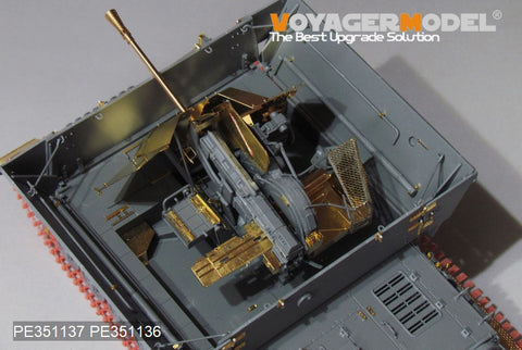 ボイジャーモデル 1/35 PE351137A WWII ドイツ Sd.Kfz.161/3 37mm Flak IV号対空自走砲(Sf) "メーベルワーゲン" (BORDER BT-007)