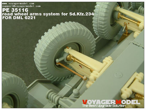 ボイジャーモデル PE35116 1/35 Sd.Kfz.234系列サスペンション エッチングセット(ドラゴン6221用)