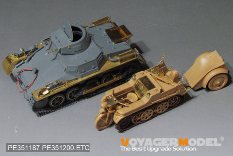 ボイジャーモデル 1/35 PE351187 WWII ドイツ I号戦車 A型 (TAKOM 2145)
