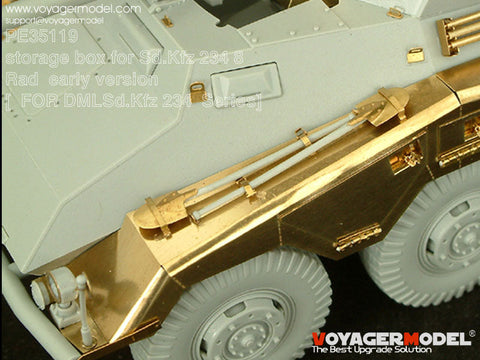 ボイジャーモデル PE35119 1/35 Sd.Kfz 234 ８輪 前期型工具箱(ドラゴン6221用)