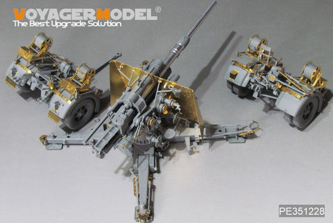ボイジャーモデル PE351228 1/35 WWII ドイツ 88mm砲 Flak36 アップグレードセット(ボーダー BT-013用)