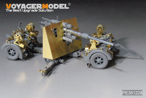 ボイジャーモデル PE351228 1/35 WWII ドイツ 88mm砲 Flak36 アップグレードセット(ボーダー BT-013用)