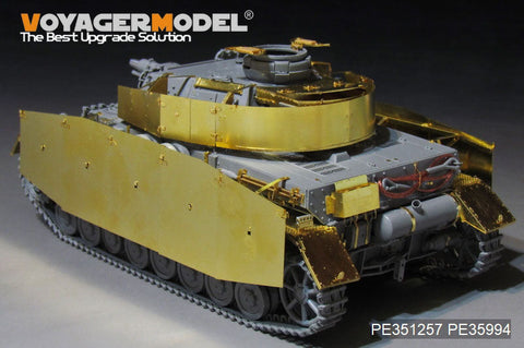 VoyagerModel 1/35 PE351257 WWII German Pz.Kpfw.IV Ausf.F1（LateProduction）Basic（DRAGON 6975）
