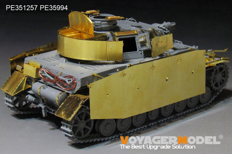 VoyagerModel 1/35 PE351257 WWII German Pz.Kpfw.IV Ausf.F1（LateProduction）Basic（DRAGON 6975）