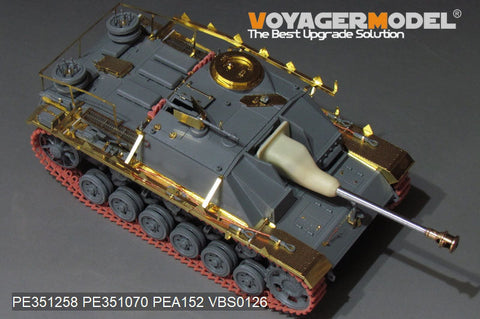 ボイジャーモデル PE351258  1/35 WWII ドイツ III号戦車 G型後期生産型 基本セット(ドラゴン用)