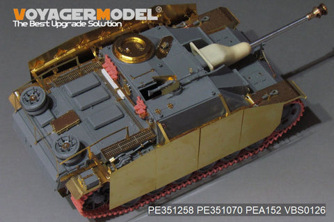 ボイジャーモデル PE351258  1/35 WWII ドイツ III号戦車 G型後期生産型 基本セット(ドラゴン用)