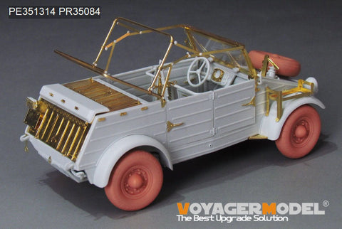 VoyagerModel PE351314 1/35 WWII German Kubelwagen Type 82 Africa Troop Version Upgrade Set(MENG VS-015)