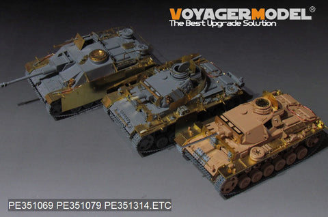 ボイジャーモデル PE351334  1/35 WWII III号戦車 L型  基本セット 2.0(タミヤ 35215用)