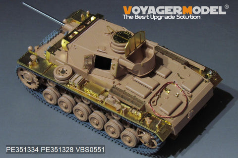 ボイジャーモデル PE351334  1/35 WWII III号戦車 L型  基本セット 2.0(タミヤ 35215用)