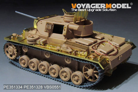 ボイジャーモデル PE351334  1/35 WWII III号戦車 L型  基本セット 2.0(タミヤ 35215用)