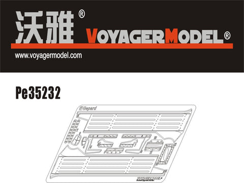 ボイジャーモデル PE352321/35 WWIIドイツ 38(t)対空戦車 "ゲパルト" フェンダー (ドラゴン6469)