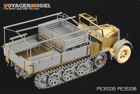 ボイジャーモデル PE35335 1/35 WWIIドイツ Sd.Kfz.7 8tハーフトラック 後期型(ドラゴン6562)