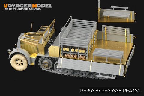 ボイジャーモデル PE35335 1/35 WWIIドイツ Sd.Kfz.7 8tハーフトラック 後期型(ドラゴン6562)