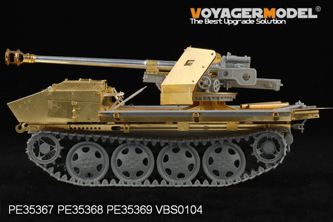 ボイジャーモデル PE35367 1/35 WWIIドイツ 75mm対戦車砲 40/4搭載型 スタイヤーRSO 基本セット（リベット同梱）(ドラゴン6640用)