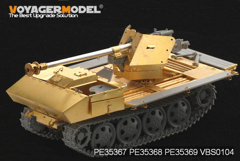 ボイジャーモデル PE35367 1/35 WWIIドイツ 75mm対戦車砲 40/4搭載型 スタイヤーRSO 基本セット（リベット同梱）(ドラゴン6640用)