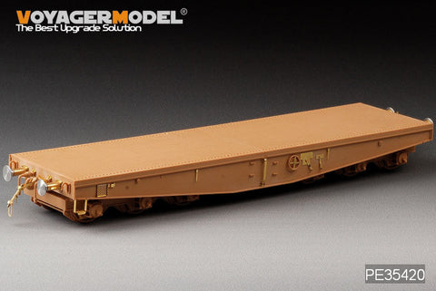 ボイジャーモデル PE35420 1/35 WWIIドイツ重戦車用平貨車 Ssyms 80(トランぺッター00211)