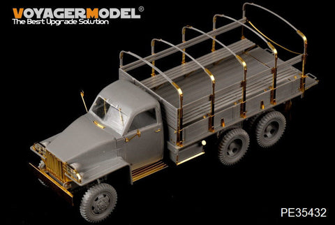 ボイジャーモデル PE35432 1/35 WWII ロシア スチュードベーカーUS6 トラック(イタレリ 6499 /ICM 35511)