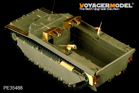 ボイジャーモデル PE35488 1/35 WWIIアメリカ LVT-4 ウォーターバッファロー後期型 基本セット( AFVクラブ 35198用)