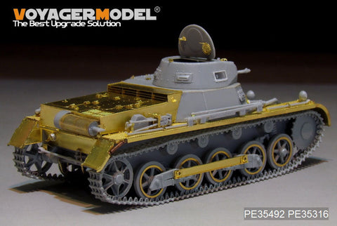 ボイジャーモデル PE35492 1/35 WWIIドイツ I号戦車B型 エッチング基本セット(ドラゴン6186/6480用)