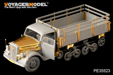 ボイジャーモデル PE35523 1/35 WWIIドイツ Sd.Kfz.3a オペル・マウルティア ハーフトラック(ドラゴン6761)