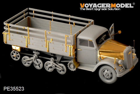 ボイジャーモデル PE35523 1/35 WWIIドイツ Sd.Kfz.3a オペル・マウルティア ハーフトラック(ドラゴン6761)