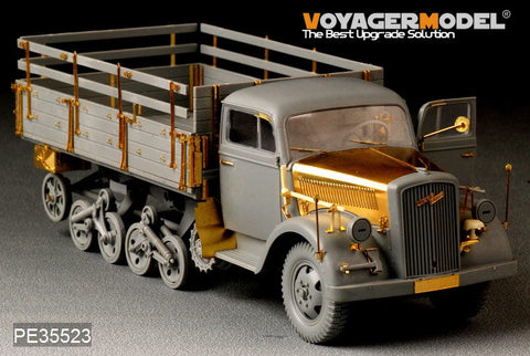 ボイジャーモデル PE35523 1/35 WWIIドイツ Sd.Kfz.3a オペル・マウルティア ハーフトラック(ドラゴン6761)
