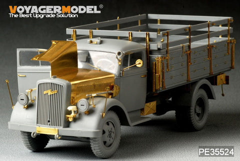 ボイジャーモデル PE35524 1/35 WWIIドイツ オペル・プリッツ 3t. 4x2 カーゴ トラック /浅貨物室型(ドラゴン6670)