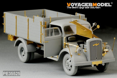 ボイジャーモデル PE35525 1/35 WWIIドイツ オペル・プリッツ 3t. 4x2 カーゴ トラック / 貨物室(ドラゴン6716)