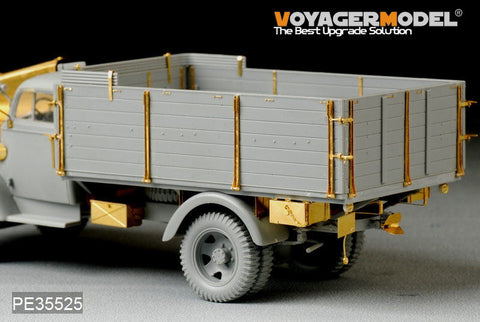 ボイジャーモデル PE35525 1/35 WWIIドイツ オペル・プリッツ 3t. 4x2 カーゴ トラック / 貨物室(ドラゴン6716)