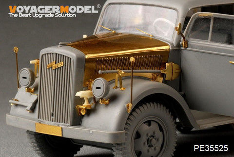 ボイジャーモデル PE35525 1/35 WWIIドイツ オペル・プリッツ 3t. 4x2 カーゴ トラック / 貨物室(ドラゴン6716)