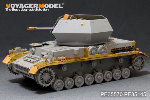 ボイジャーモデル PE35570 1/35 WWIIドイツ IV号対空戦車　オストヴィント(ドラゴン6550)