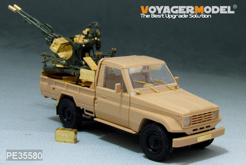 ボイジャーモデル PE35580 1/35 現用ピックアップ ・ZU-23-2搭載型(モンモデルVS-004)
