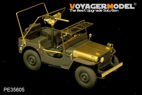 ボイジャーモデル PE35605 1/35 WWIIアメリカ フォード GPW ジープ 1942年型 エッチングセット(ブロンコ用)