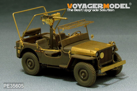 ボイジャーモデル PE35605 1/35 WWIIアメリカ フォード GPW ジープ 1942年型 エッチングセット(ブロンコ用)
