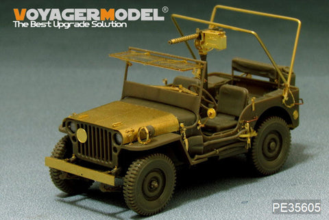 ボイジャーモデル PE35605 1/35 WWIIアメリカ フォード GPW ジープ 1942年型 エッチングセット(ブロンコ用)