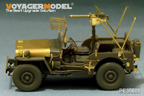 ボイジャーモデル PE35605 1/35 WWIIアメリカ フォード GPW ジープ 1942年型 エッチングセット(ブロンコ用)