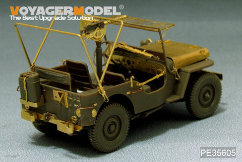 ボイジャーモデル PE35605 1/35 WWIIアメリカ フォード GPW ジープ 1942年型 エッチングセット(ブロンコ用)