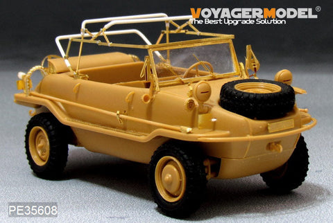 ボイジャーモデル PE35608 1/35 WWIIドイツ シュビムワーゲン TYPE128 エッチングセット(AFVクラブ用)