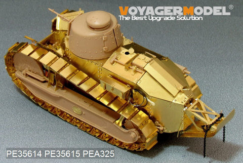 ボイジャーモデル PE35614 1/35 WWI フランスルノーFT-17(鋳造砲塔タイプ)エッチング基本セット(モンモデルTS-008用）